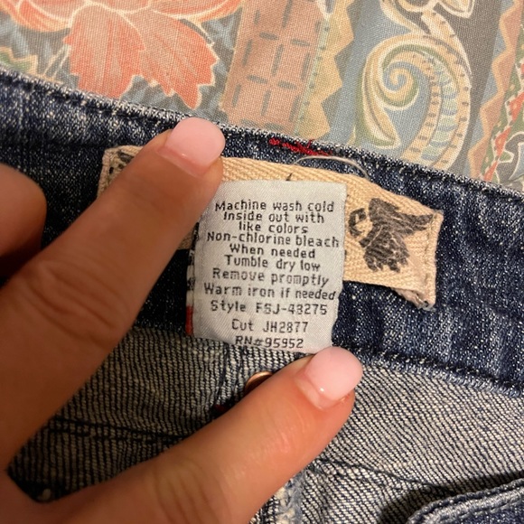 Junior size 13 cropped cuffed jeans - Picture 6 of 6